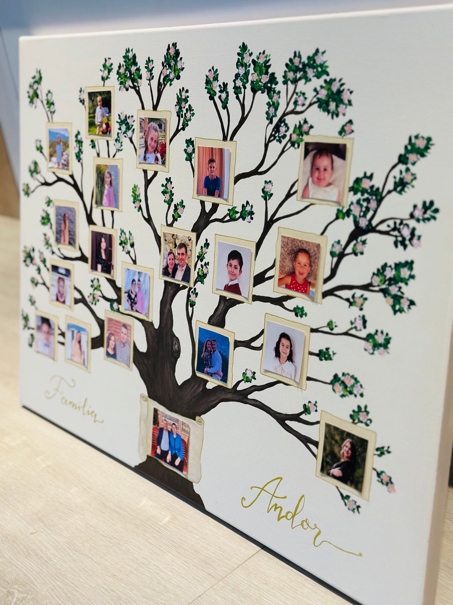 Painting - family tree