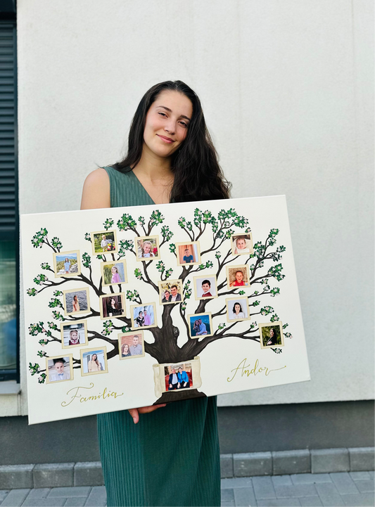 Painting - family tree