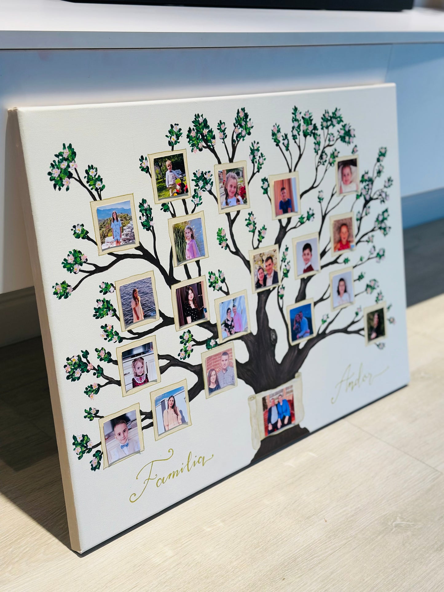 Painting - family tree